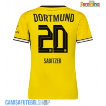 Camisa de time de futebol Borussia Dortmund Marcel Sabitzer #20 Replicas 1º Equipamento Feminina 2026-27 Manga Curta